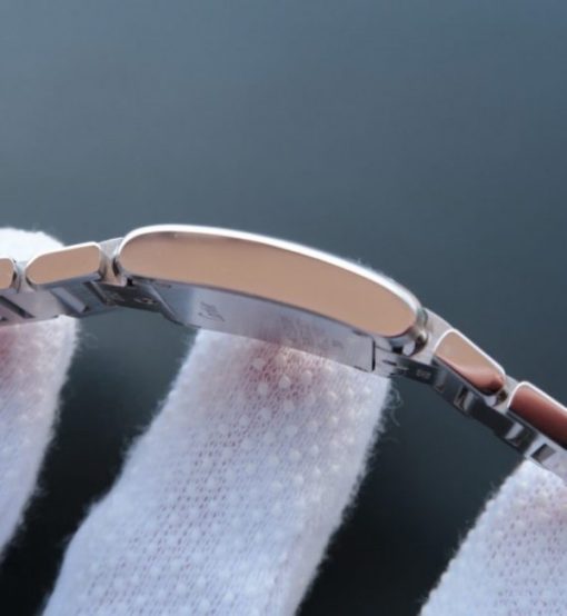 Replica Cartier Tank Francaise Ladies Whtie Dial SS Bracelet Ronda Quartz - Image 4