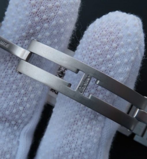 Replica Cartier Tank Francaise Ladies Whtie Dial SS Bracelet Ronda Quartz - Image 6