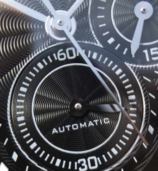 Replica Cartier Ballon Bleu De Cartier Chrono 44mm YG Black Dial Leather Strap A8101 - Image 9