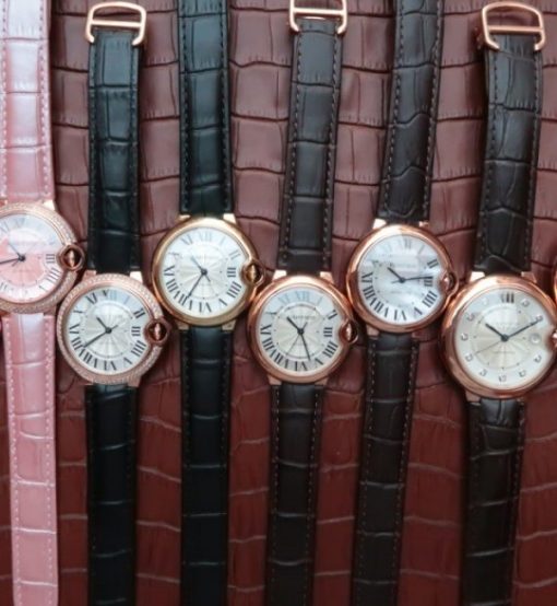 Replica Cartier JF Ballon Bleu 42mm RG White Dial Leather Strap MIYOTA9015 - Image 8