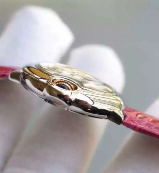 Replica Cartier Ballon Bleu Ladies 28mm SS White Dial Ronda Quartz - Image 2