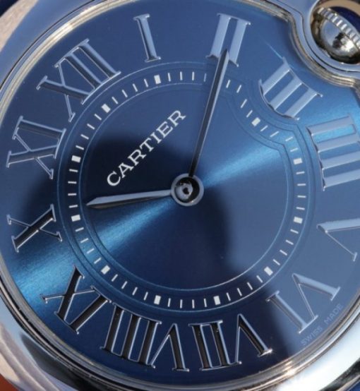 Replica Cartier TWF Ballon Bleu 46mm Blue Textured Dial MIYOTA9015 - Image 2