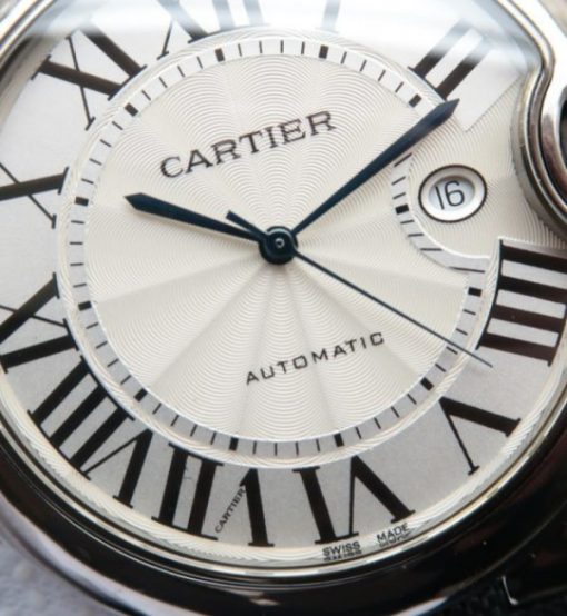 Replica Cartier Ballon Bleu 46mm SS White Dial Nylon Strap ETA 2824 - Image 3