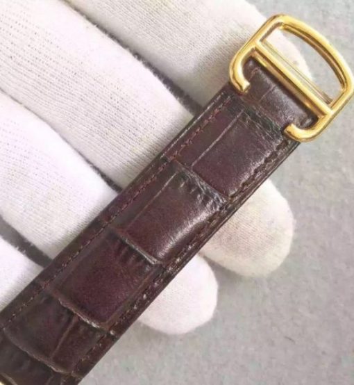 Replica Cartier JF Ballon Bleu 42mm YG White Textured Dial Leather Strap MIYOTA9015 - Image 7