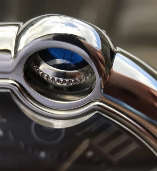 Replica Cartier V6 Ballon Bleu 42mm SS Black Textured Dial SS Bracelet A2892 - Image 11