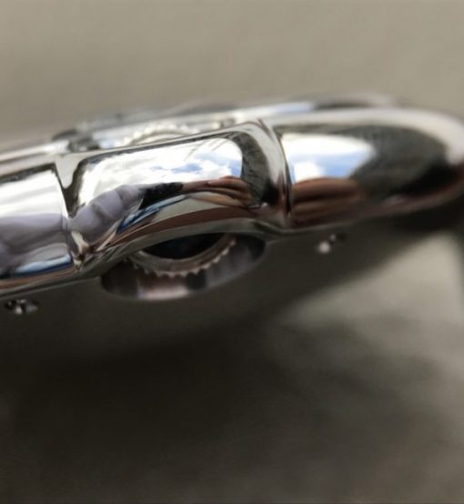 Replica Cartier V6 Ballon Bleu 42mm SS Black Textured Dial SS Bracelet A2892 - Image 12