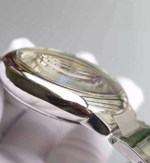 Replica Cartier Ballon Bleu Tourbillon 46MM White Dial SS Bracelet - Image 6