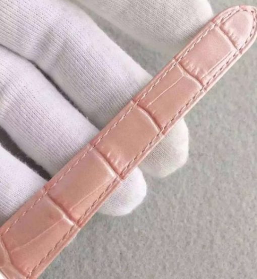 Replica Cartier V6F Ballon Bleu 33mm Pink Dial Pink Leather Strap SEIKO NH05A - Image 5
