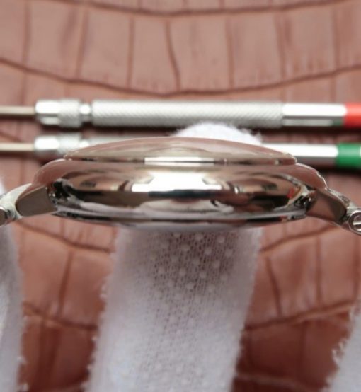 Replica Cartier V6F Ballon Bleu 33mm White Dial SS Bracelet Ronda Quartz - Image 5