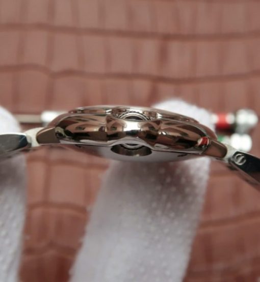 Replica Cartier Ballon Bleu Ladies 28mm SS White Dial SS Bracelet Ronda Quartz - Image 8