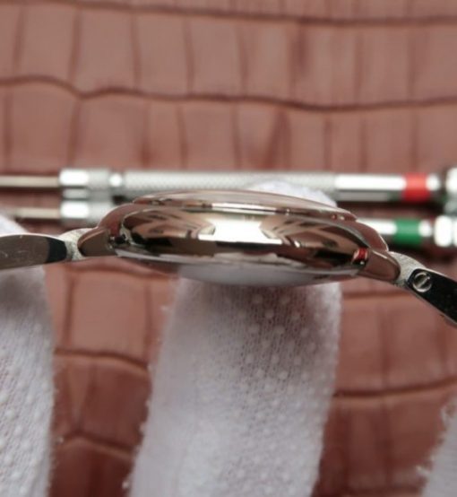 Replica Cartier Ballon Bleu Ladies 28mm SS White Dial SS Bracelet Ronda Quartz - Image 9