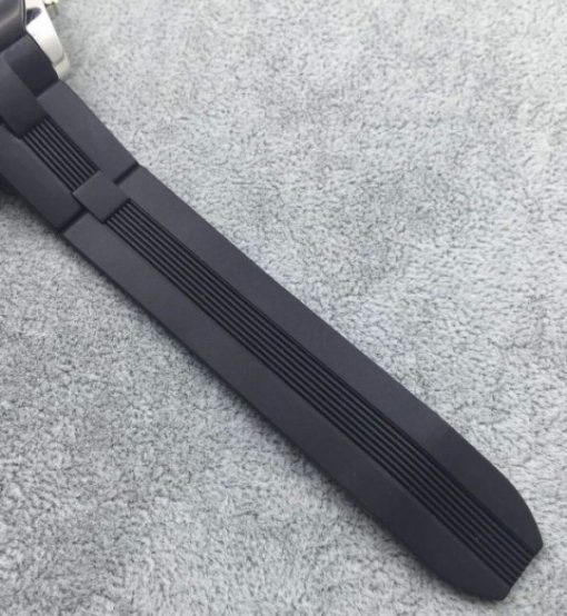 Replica Cartier Roadster SS Black Dial Black Rubber Strap A7750 - Image 6