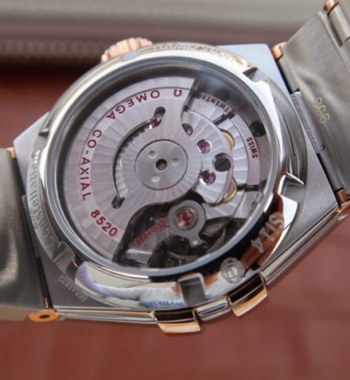 Replica Omega V6 Constellation 27mm RG Dial Diamonds Markers SS/RG Bracelet A8520 - Image 6