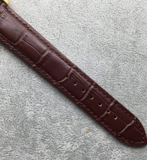 Replica Omega Globemaster Master Chronometer Blue Dial Brown Leather Strap A8913 - Image 6