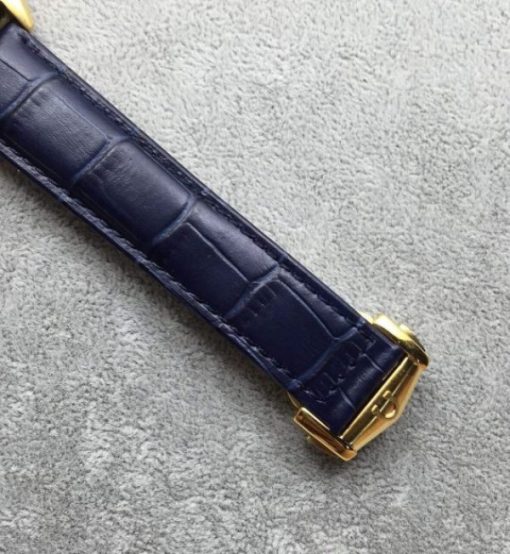 Replica Omega Globemaster Master Chronometer YG Case Blue Dial Leather Strap A8900 - Image 5