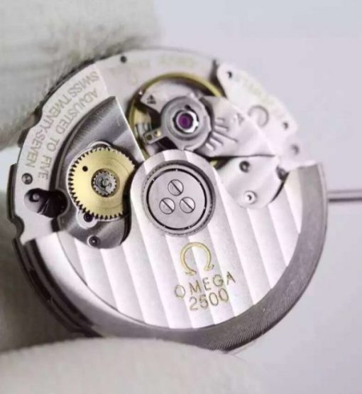 Replica Omega MKF De Ville 39.5mm SS White Dial Black Leather Strap A8500 - Image 2