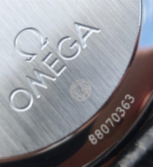 Replica Omega V6 De Ville 37mm SS White Dial Black Leather Strap A2892 - Image 13