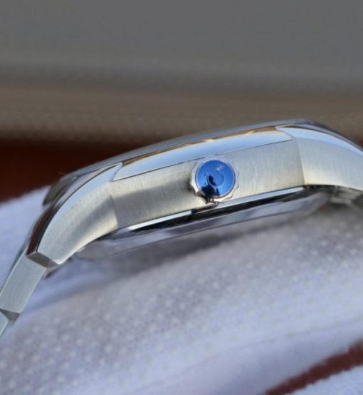 Replica Omega V6 De Ville Hour Vision Co-Axial 41mm SS White Dial SS Bracelet A8500 - Image 4