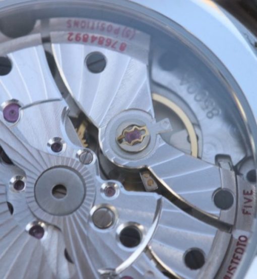 Replica Omega V6 De Ville Hour Vision Co-Axial 41mm SS White Dial SS Bracelet A8500 - Image 6