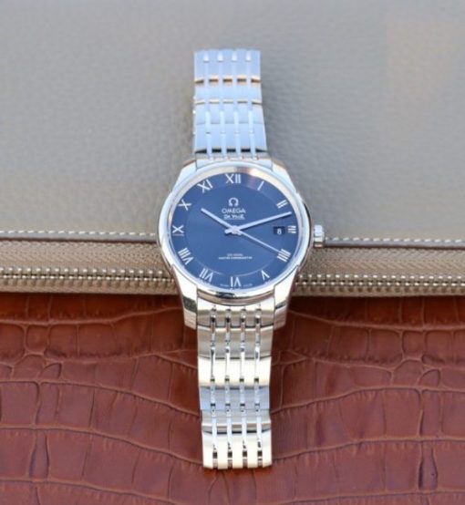 Replica Omega V6 De Ville 41mm SS Blue Dial SS Bracelet A8900 - Image 8