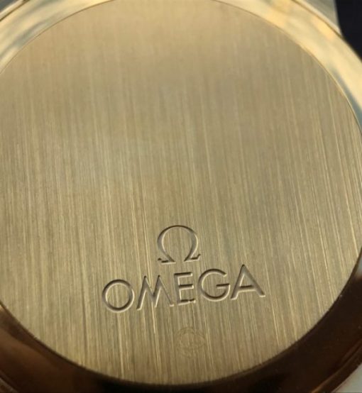 Replica Omega MKF De Ville 37mm YG White Dial YG Markers Leather Strap A2892 - Image 7