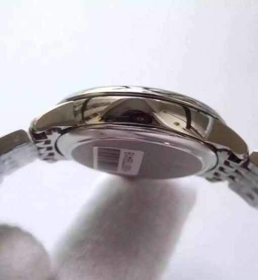 Replica Omega MKF De Ville 33mm Diamonds Markers Blue Dial SS Bracelet A2824 - Image 5