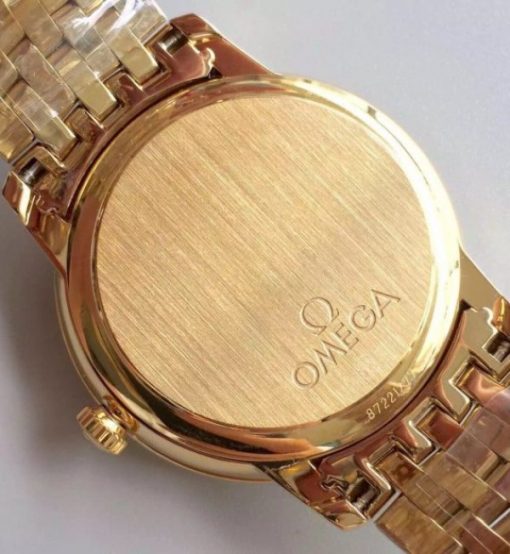 Replica Omega MK De Ville 39.5mm Blue Dial YG Case SS Bracelet A2824 - Image 5
