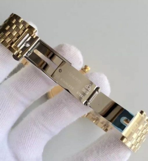 Replica Omega MK De Ville 39.5mm Blue Dial YG Case SS Bracelet A2824 - Image 7