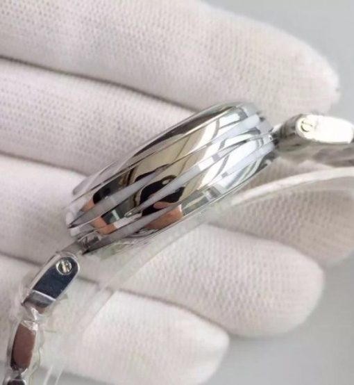 Replica Omega De Ville Lady SS White Dial SS Bracelet A8520 - Image 3