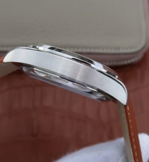 Replica Omega XF Aqua Terra Master White Textured Dial Orange Hands Leather A8900 - Image 5