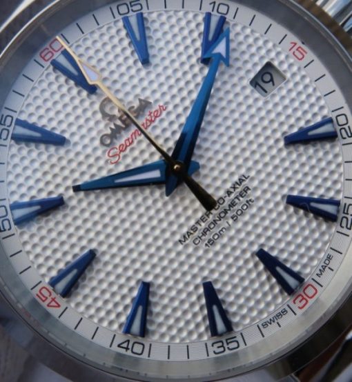 Replica Omega Seamaster 150M Ryder Cup White Textured Dial SS Bracelet A8500 - Image 3