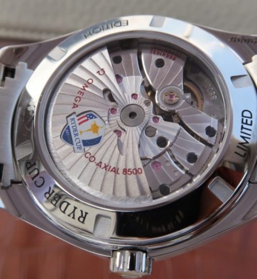 Replica Omega Seamaster 150M Ryder Cup White Textured Dial SS Bracelet A8500 - Image 6