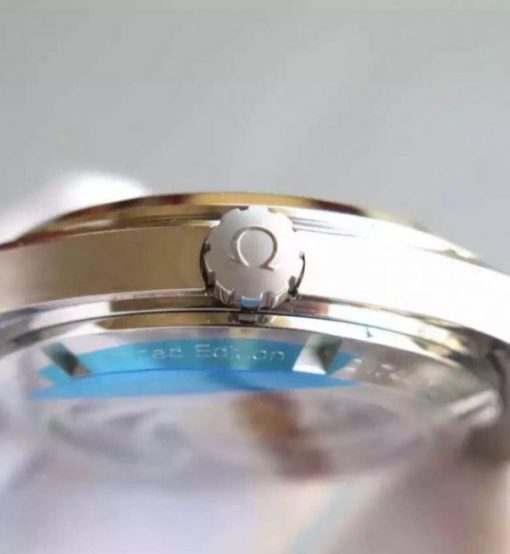 Replica Omega XF Seamaster CO-AXIAL Master James Bond White Textured Dial SS Bracelet A8507 - Image 5