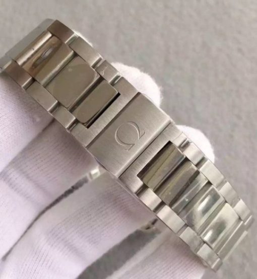 Replica Omega XF Seamaster CO-AXIAL Master PyeongChang 2018 Blue Dial SS Bracelet A8500 - Image 7