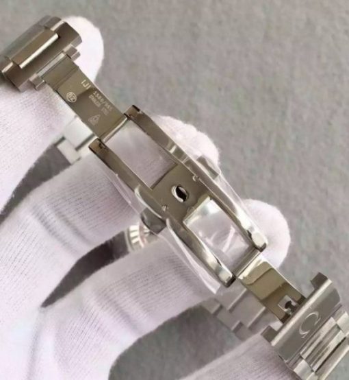 Replica Omega XF Seamaster CO-AXIAL Master PyeongChang 2018 Blue Dial SS Bracelet A8500 - Image 8