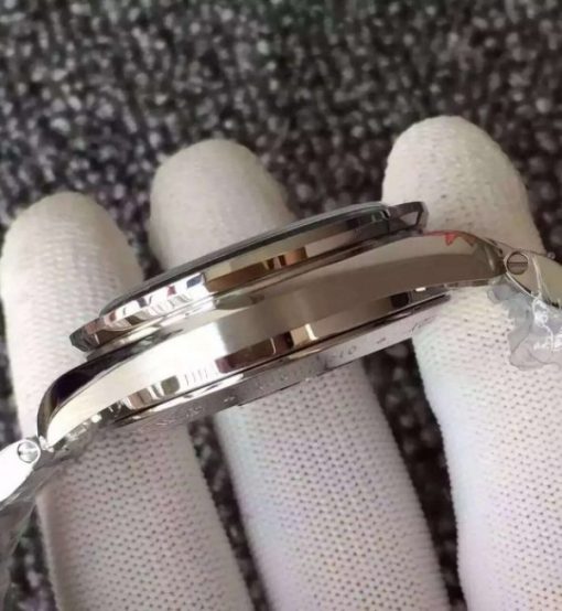 Replica Omega Speedmaster Snoopy White Dial SS Bracelet Manual Winding Chrono Movement - Image 5