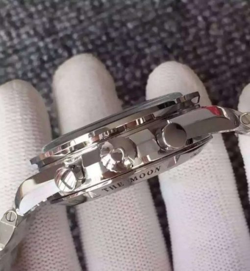 Replica Omega Speedmaster SS Apollo XVII 40th Anniversary SS Bracelet Manual Winding - Image 3