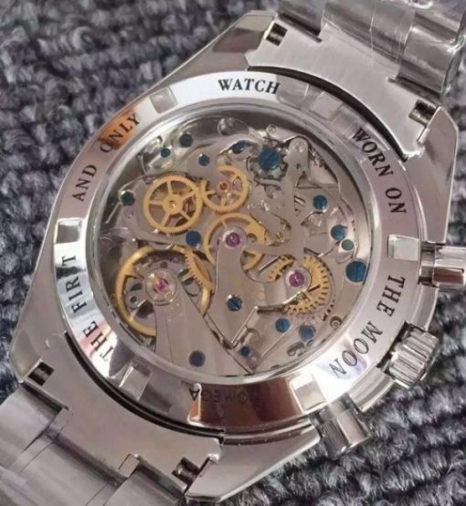 Replica Omega Speedmaster SS Apollo XVII 40th Anniversary SS Bracelet Manual Winding - Image 5