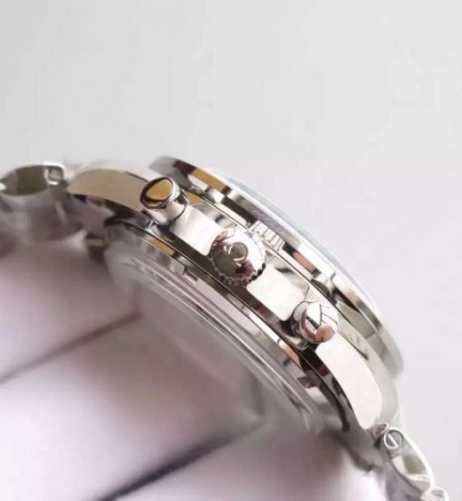 Replica Omega Speedmaster Moonwatch Chrono Dark Side Of The Moon SS Bracelet A9300 - Image 3