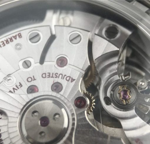 Replica Omega OMF Speedmaster 57 Co-Axial Blue Dial SS Bracelet A9300 - Image 16