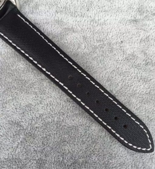 Replica Omega Speedmaster 3211 Silver Dial Black Nylon Strap A7750 - Image 6