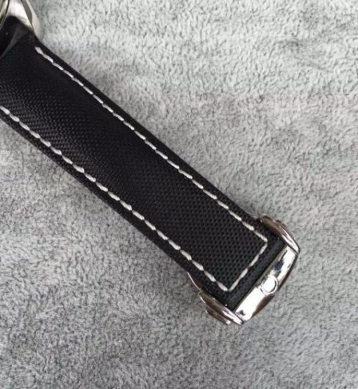 Replica Omega Speedmaster 3211 Silver Dial Black Nylon Strap A7750 - Image 7