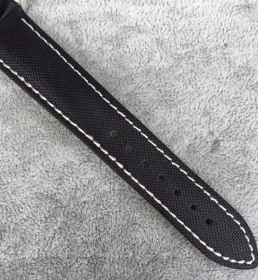 Replica Omega Speedmaster 3210 Black Dial Black Nylon Strap Back through A7750 - Image 6