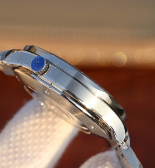 Replica Omega OMF Seamaster 300M Chronometer SS Black SS Bracelet A2824 - Image 6