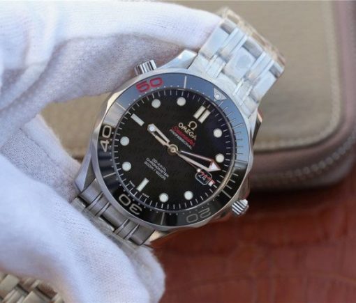 Replica Omega Seamaster 300M Chronometer SS “007” Limited Edition SS Bracelet A2824 - Image 2