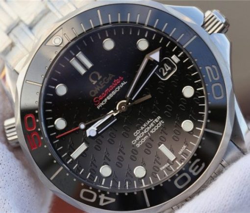Replica Omega Seamaster 300M Chronometer SS “007” Limited Edition SS Bracelet A2824 - Image 3