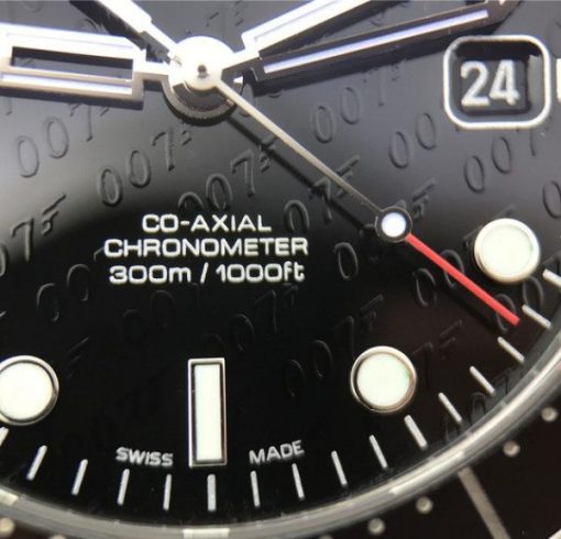 Replica Omega Seamaster 300M Chronometer SS “007” Limited Edition SS Bracelet A2824 - Image 5
