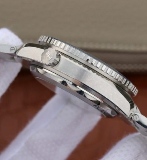 Replica Omega OMF Planet Ocean Master Chronometer Blue LiquidMetal SS Bracelet A9900 - Image 5