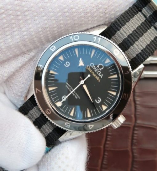 Replica Omega XF Seamster 300 Spectre Limited Edition 007 Nylon Strap A8400 - Image 2