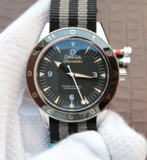 Replica Omega XF Seamster 300 Spectre Limited Edition 007 Nylon Strap A8400